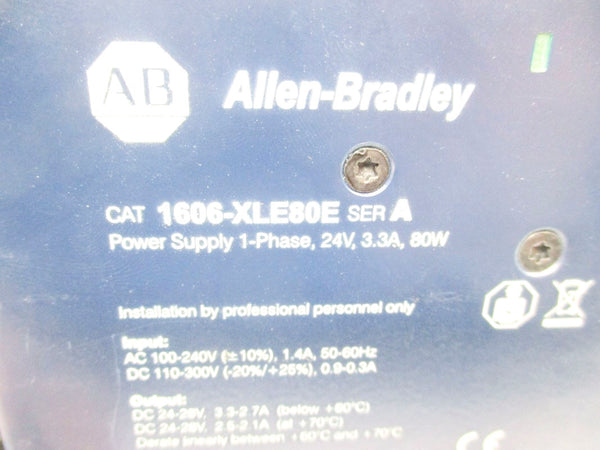 ALLEN BRADLEY 1606-XLE80E SER. A 100-240VAC 1.4A NSMP