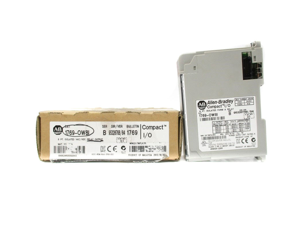 ALLEN BRADLEY 1769-OW8I SER. B F/W 3.1 24VDC 0.1A (NO TERMINAL) NSMP