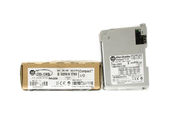 ALLEN BRADLEY 1769-OW8I SER. B F/W 3.1 24VDC 0.1A (NO TERMINAL) NSMP