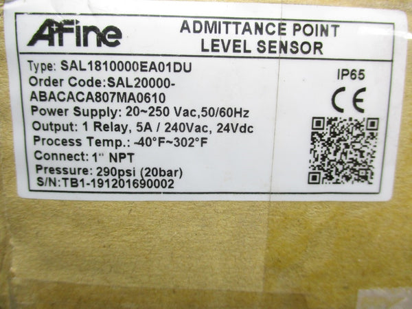 AFINE SAL1810000EA01DU 20-250VAC 5A 290PSI NSMP