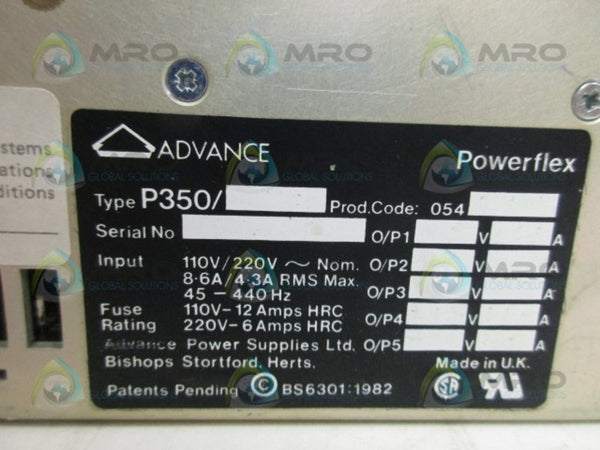ADVANCE P350 POWER SUPPLY NSNP