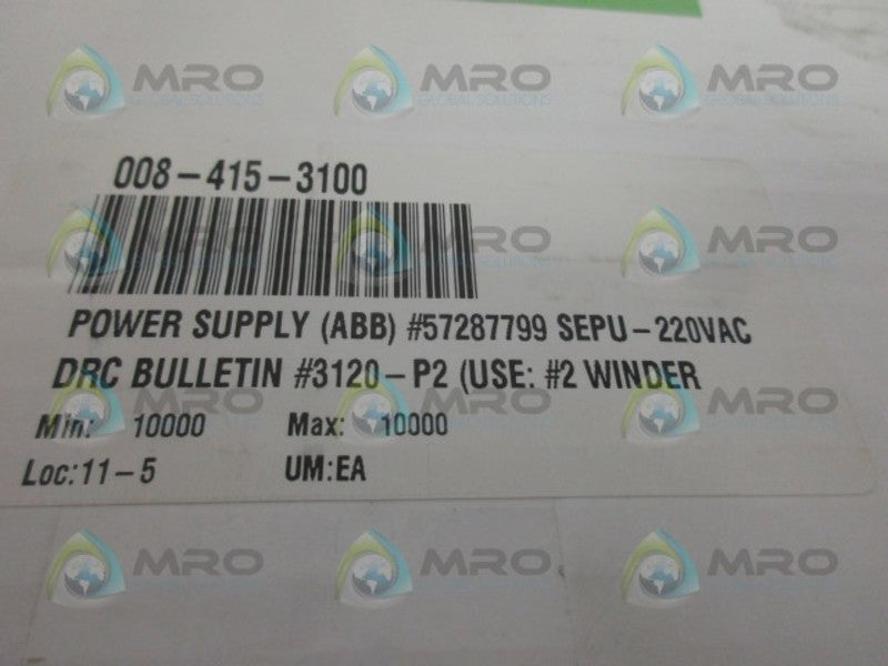 ABB SEPU220VAC  NSFS