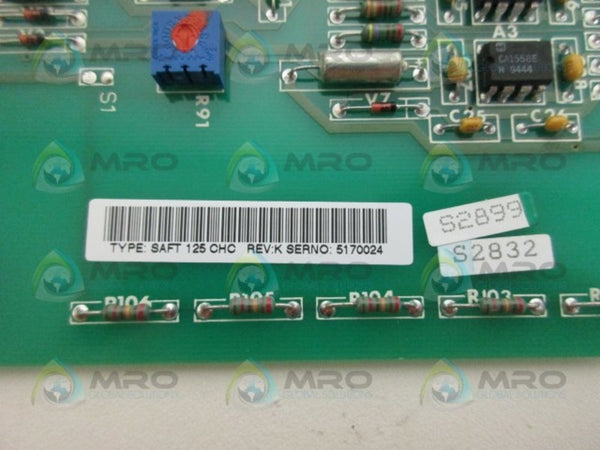 ABB SAFT 125CHC CONTROL BOARD UNMP