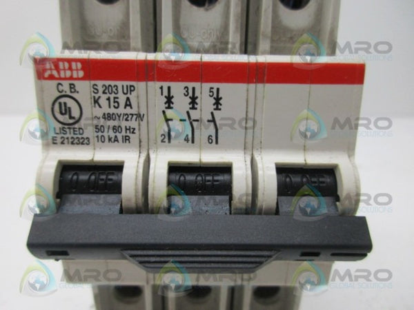 ABB K15A CIRCUIT BREAKER UNMP