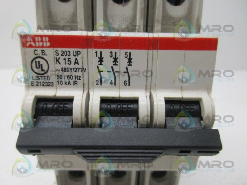 ABB K15A CIRCUIT BREAKER UNMP