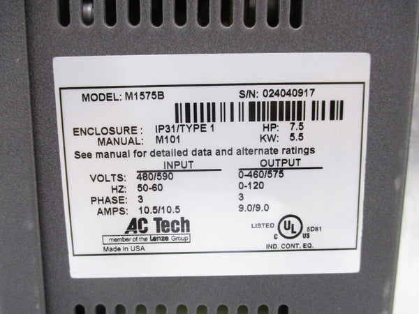 AC TECH M1575B NSMP
