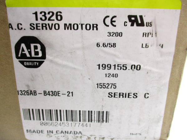 ALLEN BRADLEY 1326AB-B430E-21 SER. C NSMP