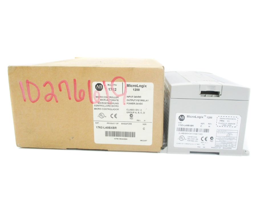 ALLEN BRADLEY 1762-L40BXBR SER. C F/W 11 NSMP