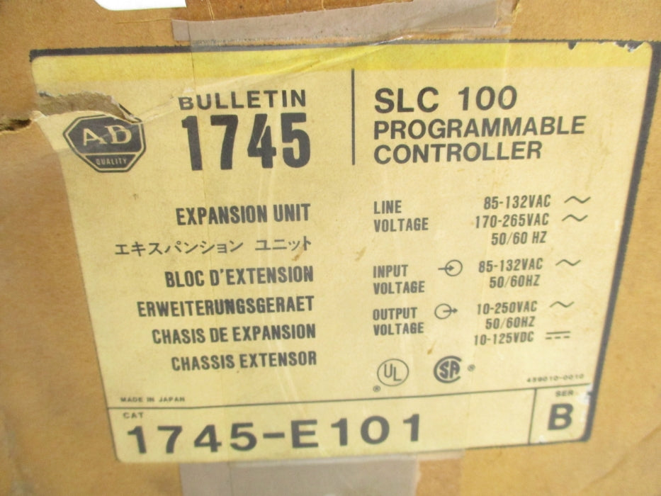 ALLEN BRADLEY 1745-E101 SER. B 85-132VAC 2.5A NSMP
