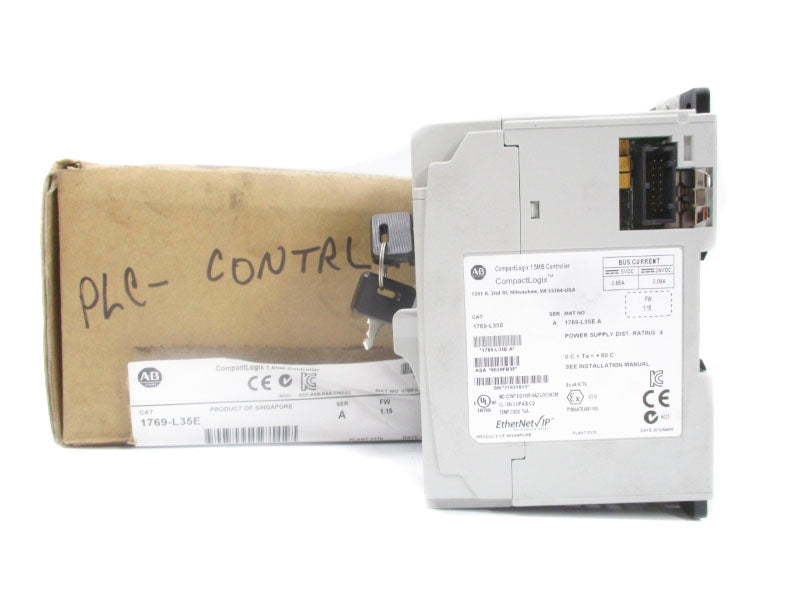 ALLEN BRADLEY 1769-L35E SER. A F/W 1.15 24VDC 0.09A NSMP