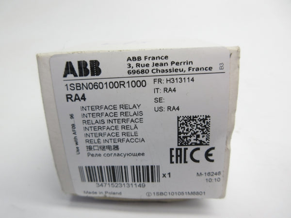 ABB 1SBN060100R1000 RA4 250V NSMP