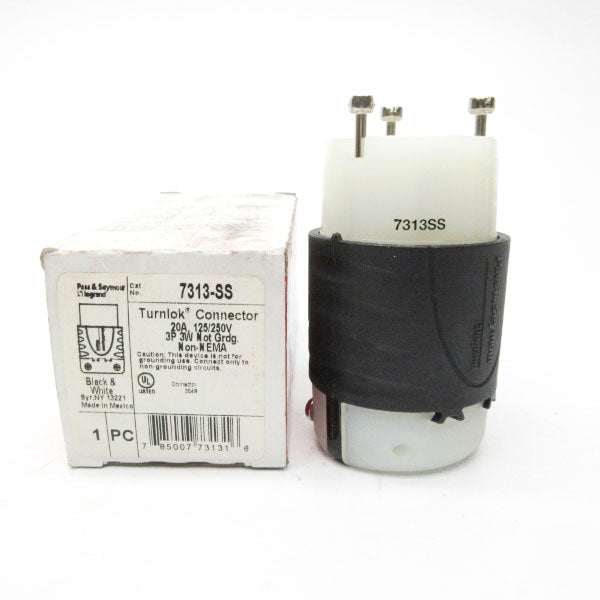 PASS & SEYMOUR 7313-SS 125/250V 20A NSMP