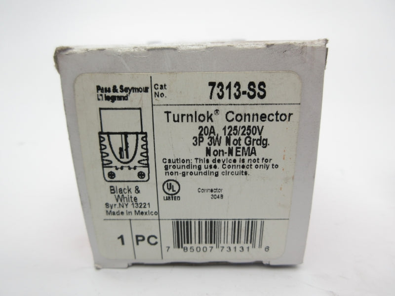 PASS & SEYMOUR 7313-SS 125/250V 20A NSMP