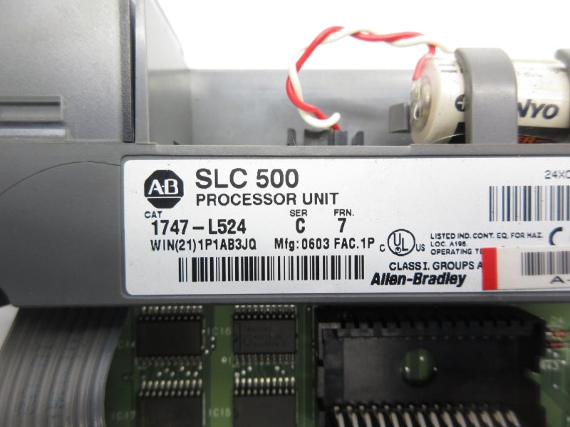 ALLEN BRADLEY 1747-L524 SER. C F/W 7 (NO DOOR) NSNP