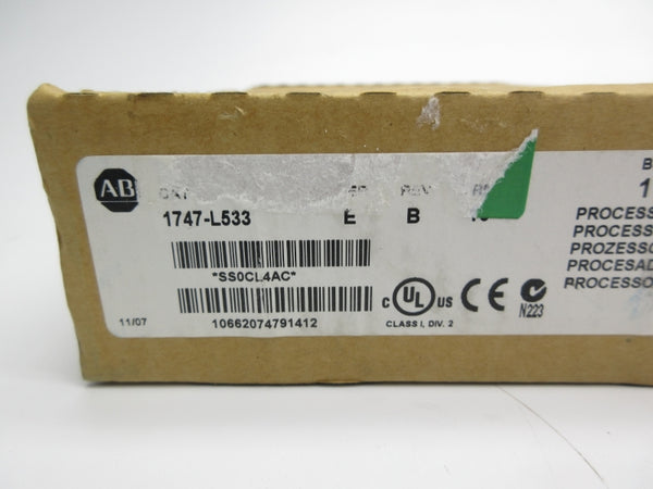 ALLEN BRADLEY 1747-L533 SER. E F/W 10 NSMP