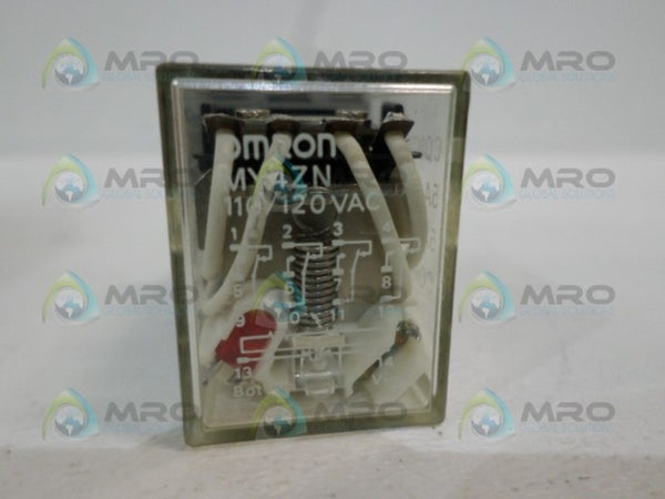 OMRON MY4ZN RELAY 110/120VAC  UNMP