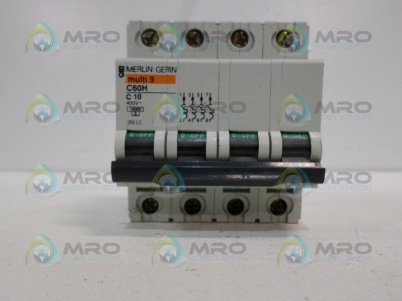 MERLIN GERIN 25012 CIRCUIT BREAKER 10A  UNMP