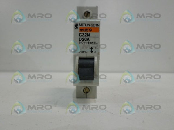 MERLIN GERIN 20856 CIRCUIT BREAKER 20A  UNMP