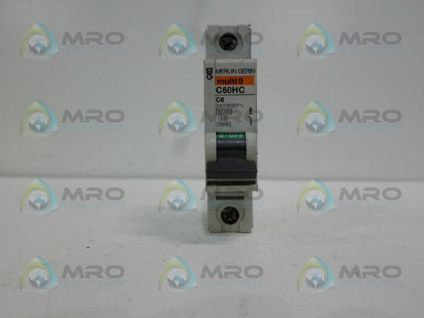 MERLIN GERIN 25643 CIRCUIT BREAKER 6A  UNMP