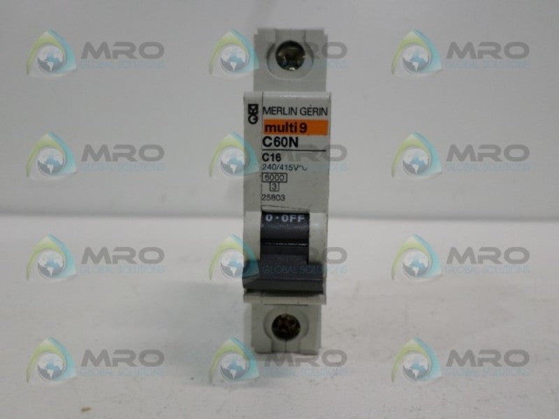 MERLIN GERIN 25803 CIRCUIT BREAKER 16A  UNMP