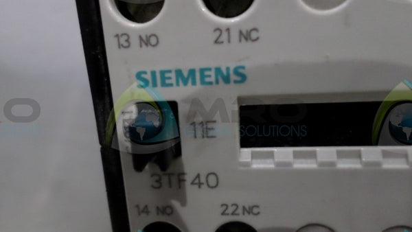SIEMENS 3TF40 RELAY  UNMP