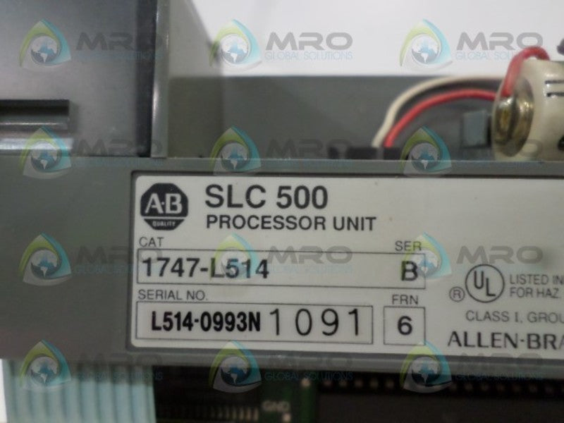 ALLEN BRADLEY 1747-L514 SER. B F/W 6 (AS PICTURED)  UNMP