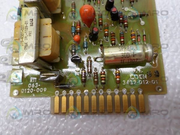 COEN 3432-012-01 FIRE ALARM CIRCUIT BOARD  NSNP