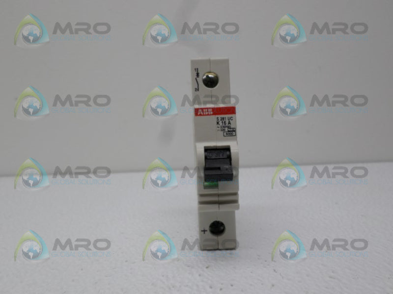 ABB S281UC-K16 CIRCUIT BREAKER 16A NSNP
