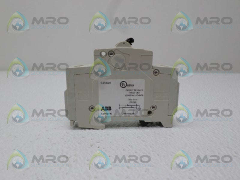 ABB S201U-K1 CIRCUIT BREAKER 1A NSNP