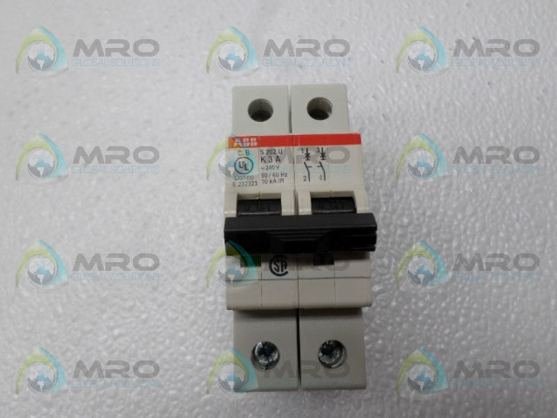 ABB S202U-K3 CIRCUIT BREAKER 3A NSNP
