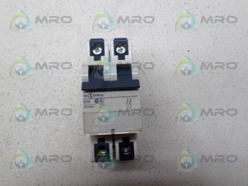 ABL SURSUM 2G10UM CIRCUIT BREAKER 10A  NSNP