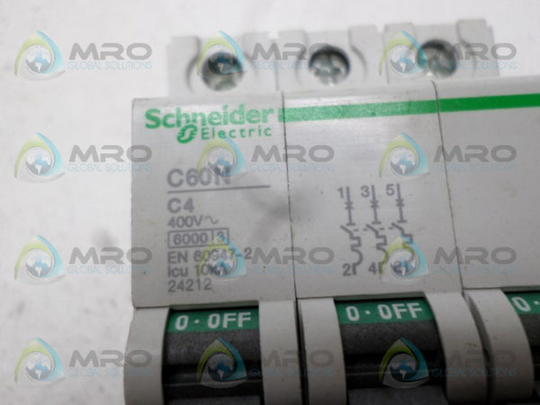 SCHNEIDER 24212 CIRCUIT BREAKER 4A  UNMP