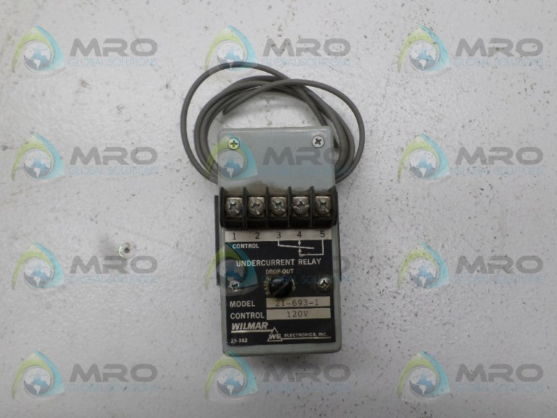 WILMAR 21-693-1 UNDERCURRENT RELAY 120V  UNMP