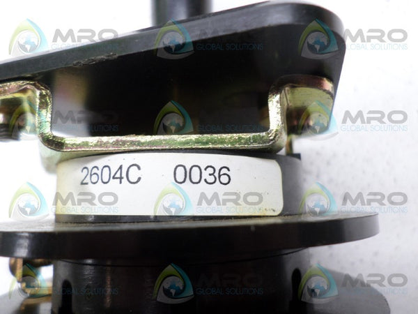 SHALLCO 2604C RELAY LOCKOUT CONTROL SWITCH  UNMP
