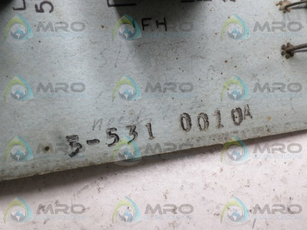 ADVANTAGE ELECTRONICS 3-531-0010A LOGIC POWER AMPLIFIER  UNMP