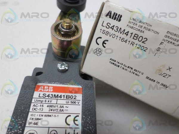 ABB LS43M41B02 1SBV011641R1202 LIMIT SWITCH  NSMP
