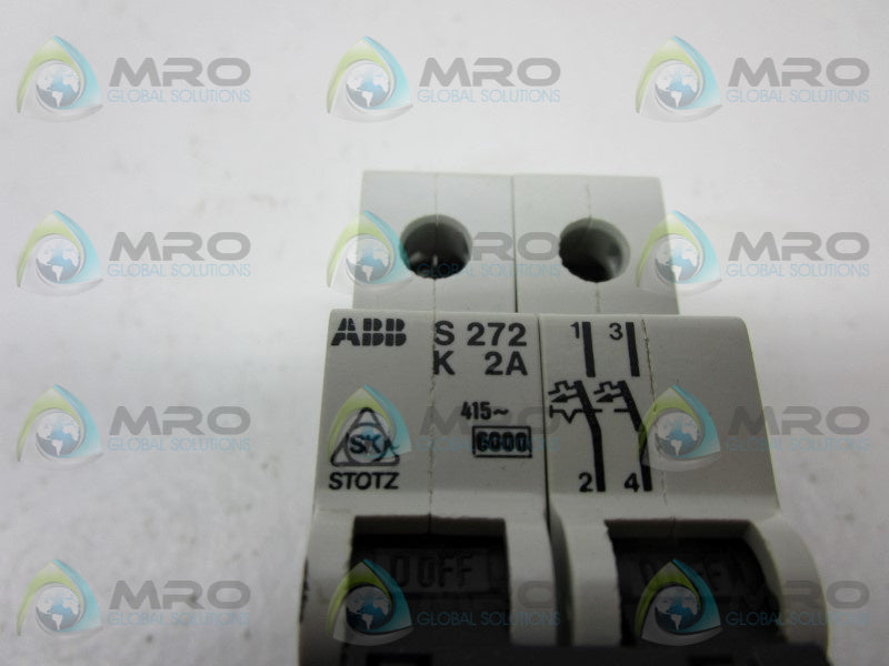 ABB S272-K2 CIRCUIT BREAKER 2A  NSNP