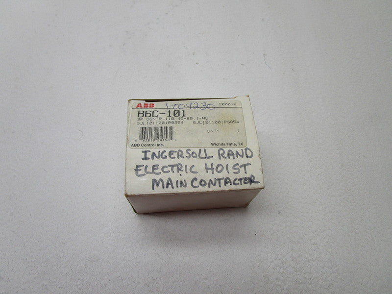 ABB B6C-101 CONTACTOR 110V  NSMP