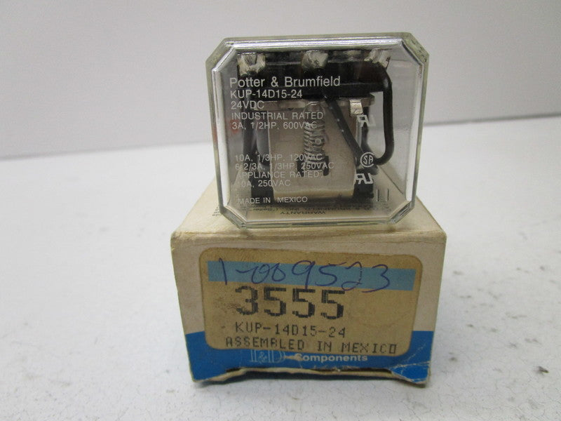 POTTER & BRUMFIELD KUP-14D15-24 RELAY 24VDC  NSMP