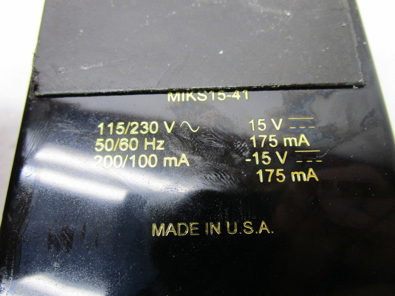 AD TECHNOLOGIES MIKS15-41 UNIVERSAL LOW NOISE POWER SUPPLY 115/230V  UNMP