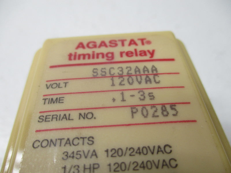 AGASTAT SSC32AAA 120VAC NSNP