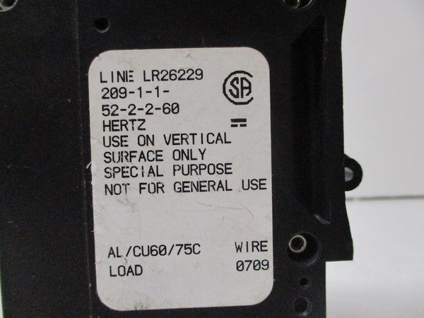 AIRPAX 209-1-1-52-2-2-60 NSNP