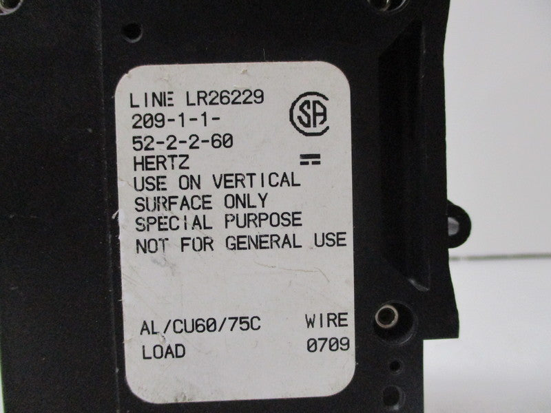 AIRPAX 209-1-1-52-2-2-60 NSNP