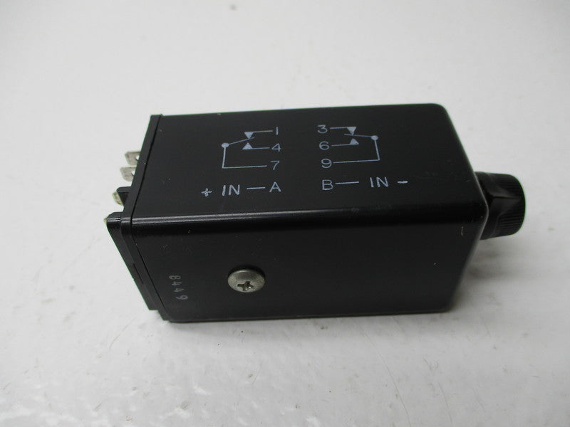 AIR-O-TRONICS TDU-4A060A5A SOLID STATE TIMER .2-60 SEC.  UNMP