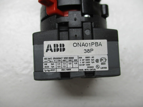 ABB ONA01PBA EX-OFF CAM SWITCH  NSNP