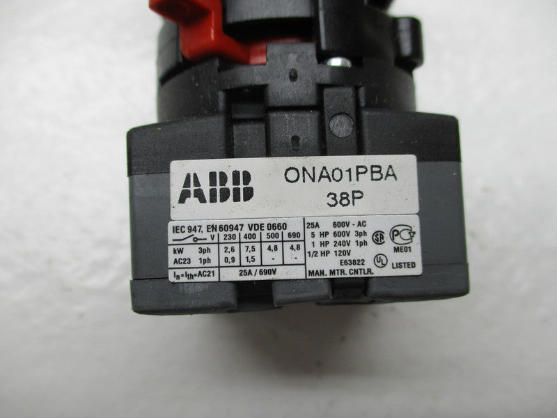 ABB ONA01PBA EX-OFF CAM SWITCH  NSNP