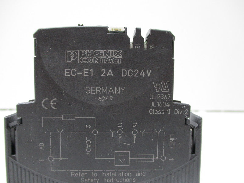 PHOENIX CONTACT EC-E1-2A-DC24V CIRCUIT BREAKER 2A DC24V NSNP