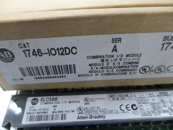 ALLEN BRADLEY 1746-IO12DC SER. A 10-30VDC NSMP