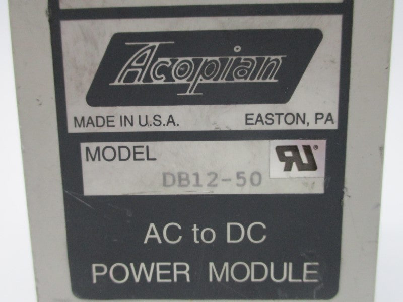 ACOPIAN DB12-50 UNMP