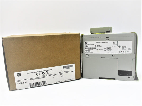 ALLEN BRADLEY 1768-L43 SER. C 24VDC 1.3A F/W 1.05 (NO KEY) NSMP